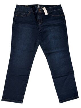 NWT New York & Co. SoHo Jeans Legging Crop, SZ 18